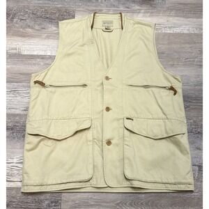 Beretta Shooting Shooters Cargo Pocket Vest Men's Beige Size XXL